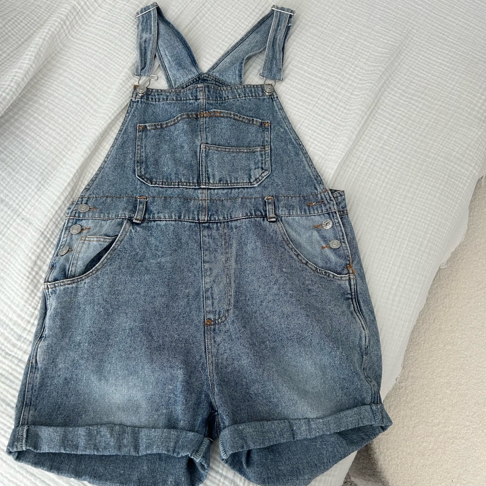 Denim overalls